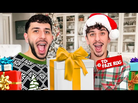 What I Got FaZe Rug For Christmas! **GIFT OPENING AWADIS FAMILY**