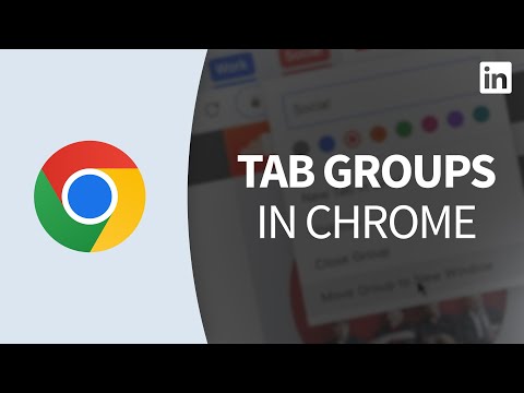 Google Chrome Tutorial - Using tab groups