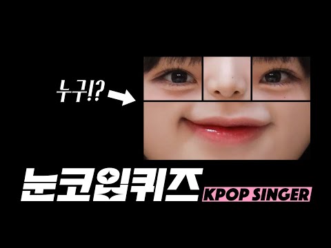 눈코입퀴즈 | K-POP 가수 편 (K-POP Singers) [뿅뿅지구오락실 놀라운토요일]