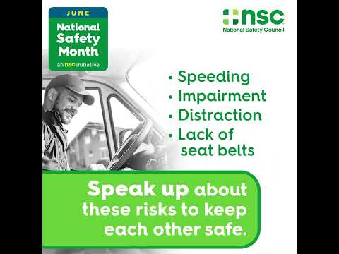 2024 National Safety Month: Roadway Safety