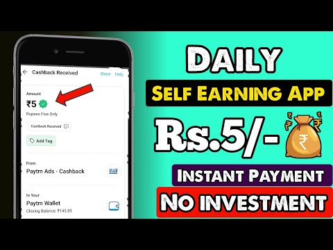 New Earning App Today | Daily Free Paytm Cash Without Investment | Best Self Earning App 2023