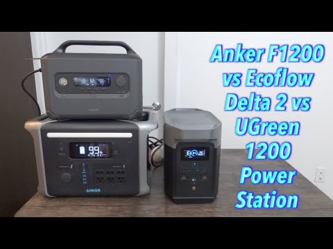 Anker F1200 vs Ecoflow Delta 2 vs UGreen 1200 Power Station