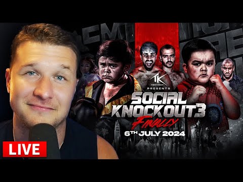 SOCIAL KO 3 ft. Salt Papi, FoxTheG, Darren Till LIVESTREAM Watch Party!! The W.A.D.E. Concept