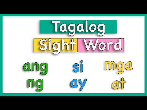 Pagbasa ng TAGALOG SIGHT WORD