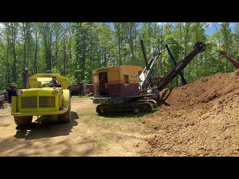 Bucyrus Erie 22-B Shovel Loading Euclid S-7 Rear Dump Truck