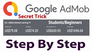 How to EARN MONEY 🤑 with Google Admob ads 2024 ($100 a Day)