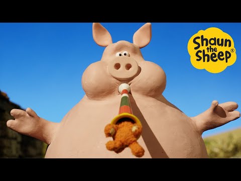 Shaun the Sheep 🐑 BIG PIG! - Cartoons for Kids 🐑 Full Episodes Compilation [1 hour]