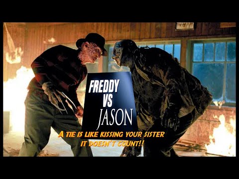 "Freddy versus Jason" 1 2 Freddy's coming after you 3 4 Jason's knocking at the door