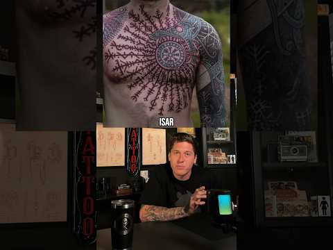 Nordic Tattoos⚔️ Artist: Isar Peter Oakmund #shortvideo