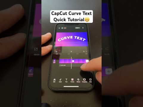 Curve Text CapCut Tutorial