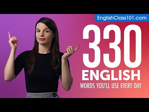 330 English Words You'll Use Every Day - Basic Vocabulary #73