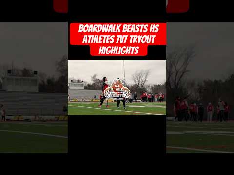 Boardwalk Beasts HS athletes 7v7 tryout highlights part 1