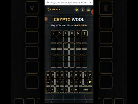 New binance crypto wodl complete answers Round 3 of 5 || Binance crypto wodl 6 letters answer