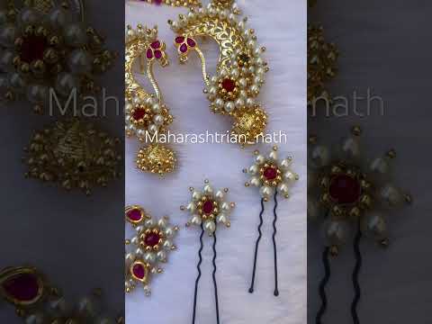 Maharashtrian jewellery set🥰 booking number: 9834784229 #shortvideo #shorts #jewellery #trending