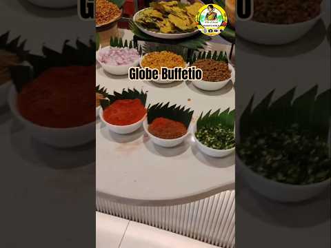 Globe Buffetio team lunch #veg #nonveg #buffet #bbq #chicken #prawns #fish #crab #panneer #chat