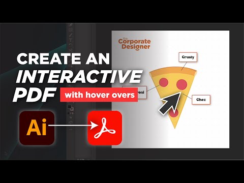 Create an Interactive PDF with hover over pop ups in Adobe Illustrator and Acrobat