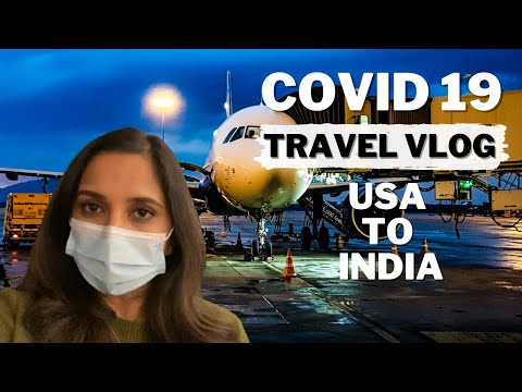 INTERNATIONAL AIR TRAVEL DURING CORONA | COVID 19 Travel Vlog | USA to INDIA | Kannada Vlogs