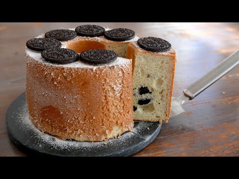 Gâteau Chiffon aux Oreos | wa's Cuisine | オレオシフォンケーキ