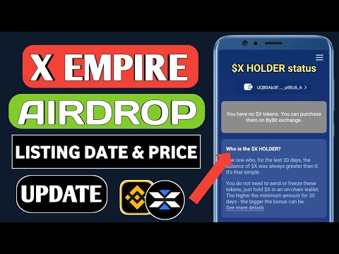 X Empire Airdrop Listing Date 🤑| X Empire Token Price Today 😱| X Empire Airdrop Withdrawal Update