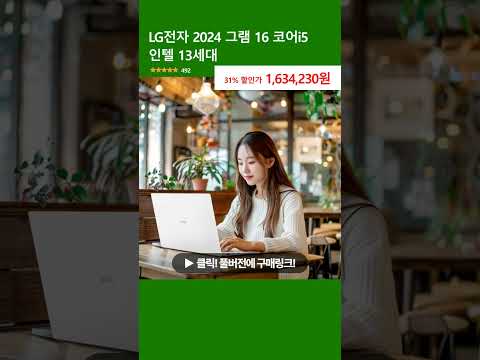 LG전자 2024 그램 16 코어i5 인텔 13세대