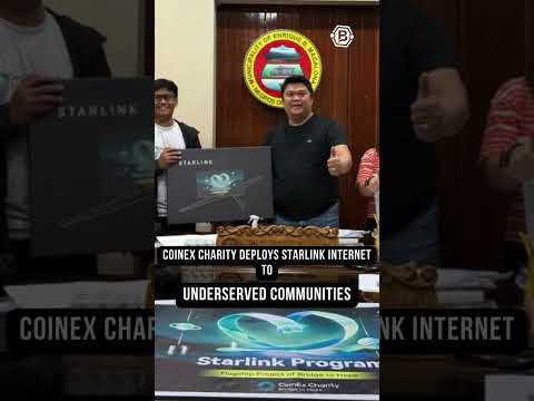 Starlink Internet Satellite in PH Deployed in Negros Occidental by CoinEx Charity