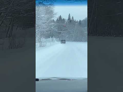 December blizzard and white-out , Hokkaido 2022