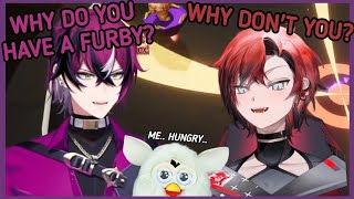 Flayon Shows Off His Furby To Doppio [Doppio Dropscythe | Machina X Flayon]