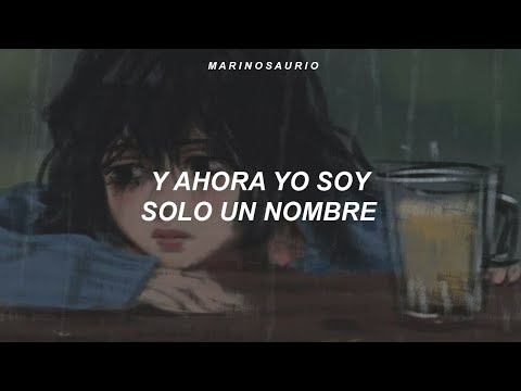 mafalda cardenal - solo un nombre (Letra)