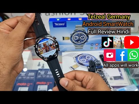 Telzeal Germany DW-41 Android+HD Camera SmartWatch Full Review