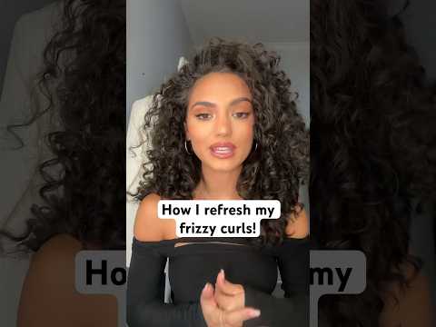 My quick way to REFRESHING frizzy, dry curls ✨✨