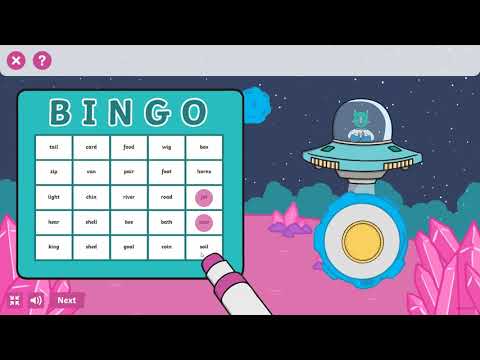 Level 3 Phonics Matching Bingo Game