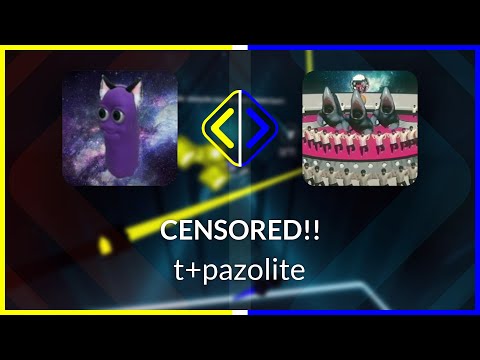 Beat Saber | Beanos | t+pazolite - CENSORED!! [Expert+] (BL #1) | B 52.64%