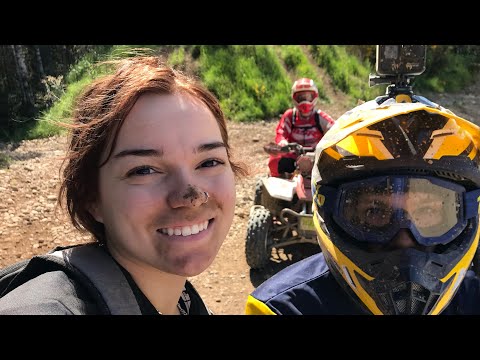 E4 Madison Trail Rides Tahuya Forest on Yamaha Raptor 250SE (no music)