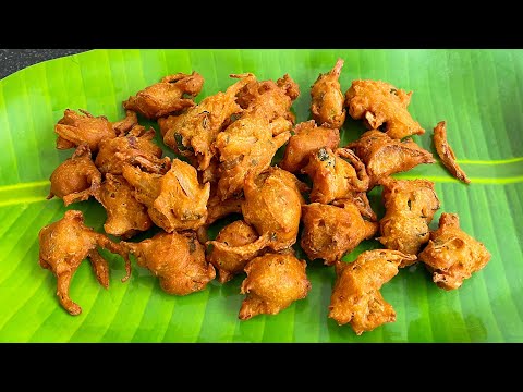 கடலைமாவு வெங்காய பக்கோடா மிக சுவையாக செய்வது எப்படி? | Kadalai maavu Onion Pakoda | Snacks