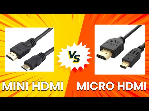 Mini HDMI vs  Micro HDMI - What Are The Differences? (Learn How To Distinguish Them!)