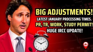 Latest IRCC Processing Times January 2025: PR, TR, Work, Study Permit | IRCC News