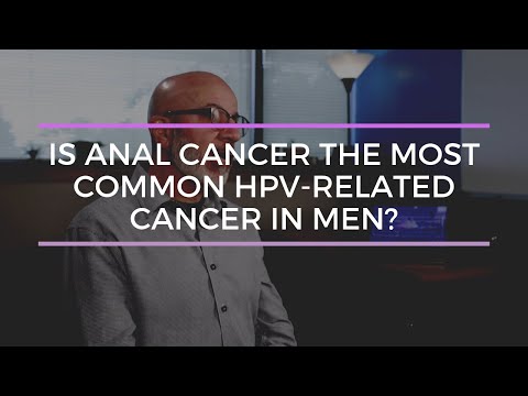 Is anal cancer the most common type of HPV cancer in men?