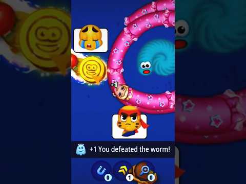 wormate io slither.magic best gameplay 🐍#game #trending #viral #gaming #youtuber #shorts