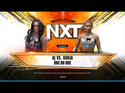 WWE 2K24 AWA Wrestling: AJ vs Giulia