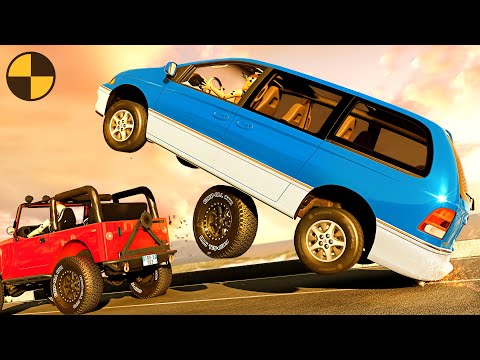 Dangerous Driving and Car Crashes #1 😱 BeamNG.Drive