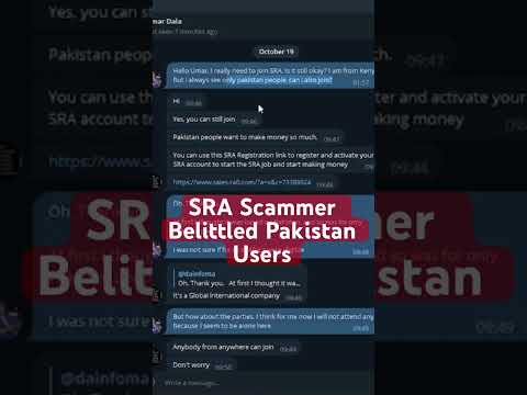 Scammer Abused  Pakistanis 😢 #sra #srascam #salesrankingassistant