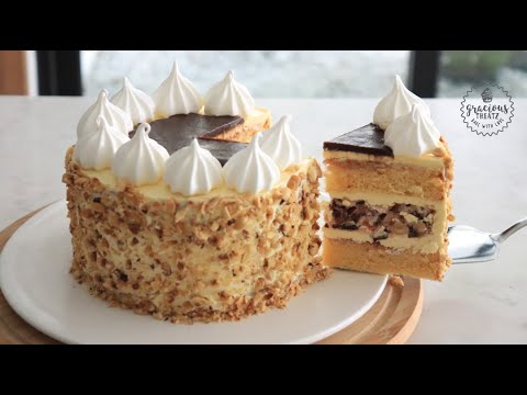 Kiev aka Kyiv Cake | Ukranian Cake | Hazelnut Torte