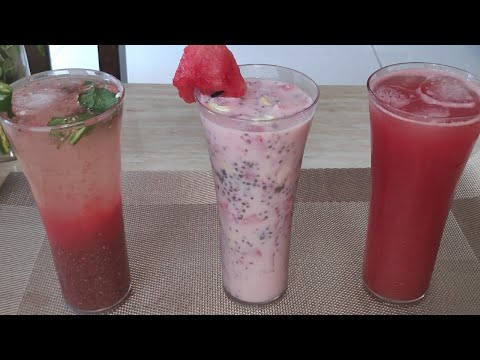 Summer drink| water melon drink| వేసవి కాలం లో ఈ డ్రింక్స్ ఇలా ట్రై చేయండి|#Summerdrinks #watermelon