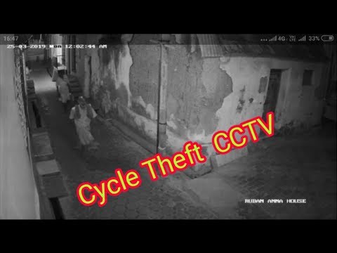 Cycle Theft  caught on CCTV காட்சி #Sivakasi