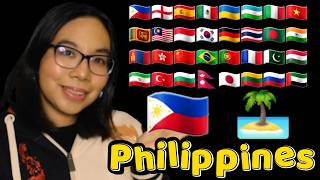 ASMR PHILIPPINES IN DIFFERENT LANGUAGES (Soft Speaking, Mouth Sounds) 🇵🇭🌴 [33 Languages]