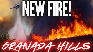 NEW FIRE!! Granada Hills. EVACUATIONS!! Los Angeles California. #ArcherFire