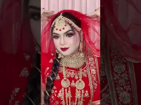 Red bride || Bridal makeup (ব্রাইডাল মেকআপ)  #makeup_mistress_by_ss  #somasmakeover