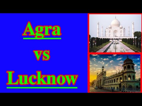 Agra vs Lucknow city comparison #youtubeshortsvideo