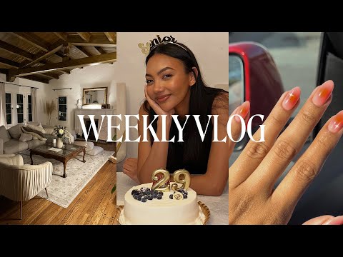 VLOG | beauty maintenance, birthday party, & home updates