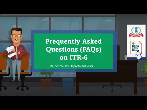 Frequently Asked Questions on Form ITR 6